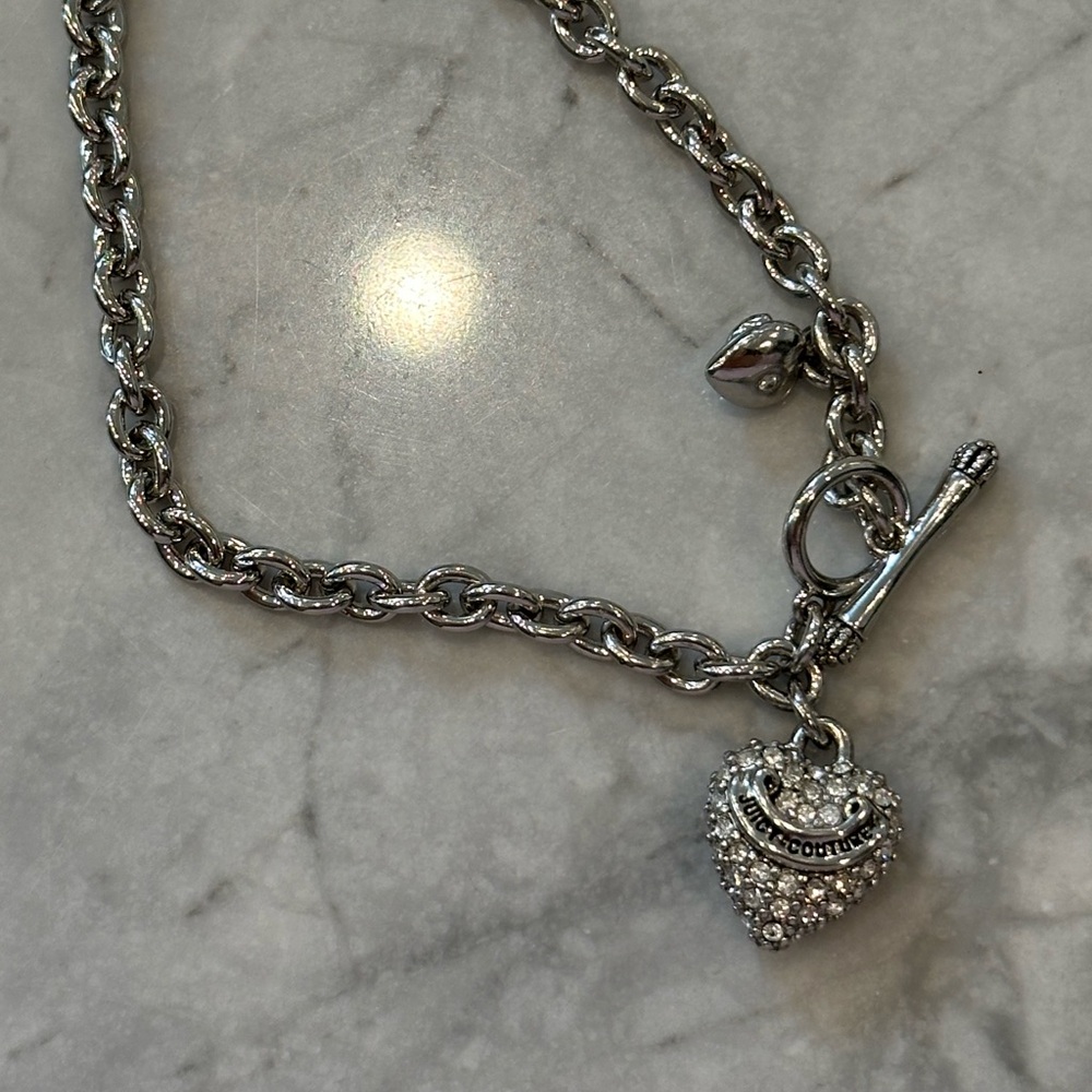 Juicy Couture N-Pave heart wish bracelet
